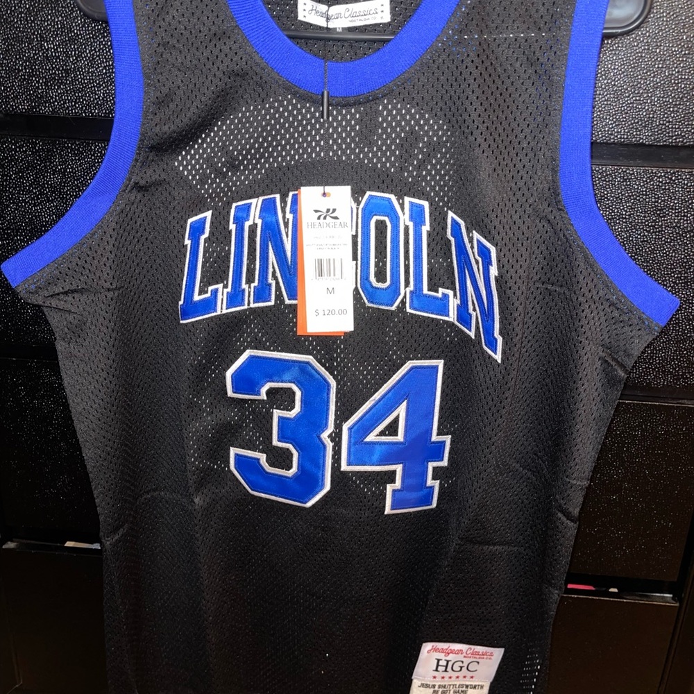 Lincoln Black and Blue Men's Jersey